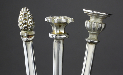 Silver Jubilee 16th Century Knop End Spoons (Set of 10) - Seal Tops, Lion Sejant, Maidenhead, Wrythen, Pudsey